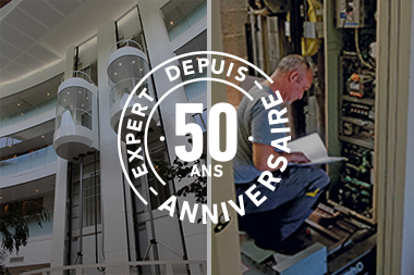 Ascenseurs Saulière - anniversaire 50 ans à votre service