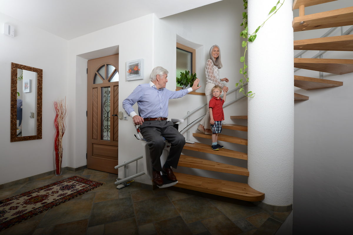 Saulière - monte escaliers - Bien s’équiper pour mieux vieillir