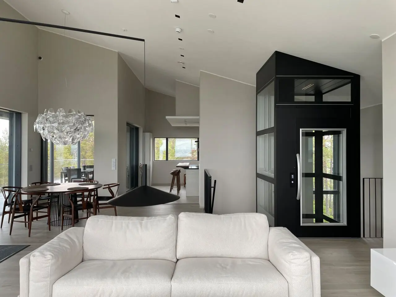 Un intérieur déco jusque dans l’ascenseur de maison Un intérieur déco jusque dans son ascenseur de maison