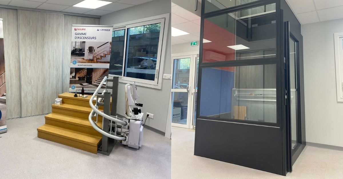 Ascenseurs Saulière - Nouveau showroom : venez essayer et décider sereinement